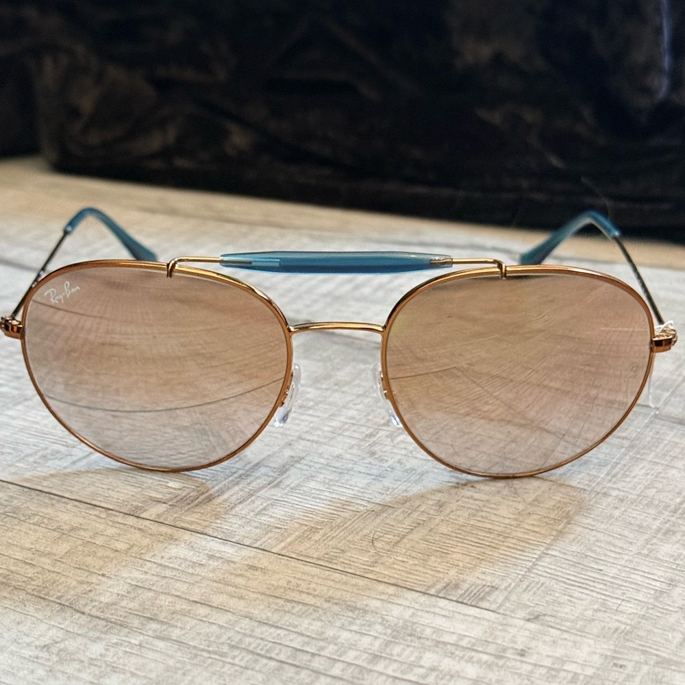 Ray Ban U-SG-2472 RB 3540 198/7Y - Bronze Copper/Copper Gradient Flash